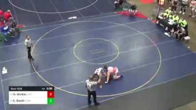 252 lbs Consi Of 16 #2 - Nick Winkle, Central Valley vs Eugene Booth, Conrad Weiser