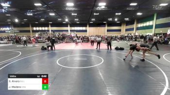 126 lbs Consi Of 16 #2 - Santino Alvaro, Bulltrained vs Jonathan Madera, Chino WC