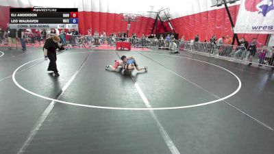110 lbs Cons. Sub-semis - Eli Anderson, Dakota Boyz vs Leo Walraven, Watertown