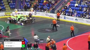 117 lbs 5th Place - Gavin Ciampoli, Tyrone vs Nolan Savage, Williams Valley