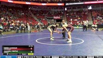 2A-152 lbs Cons. Round 3 - Maxwell Mintle, Grinnell vs Owen Laughlin, Shenandoah