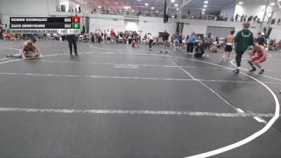 126 lbs Quarterfinals (8 Team) - Robbie Rodriguez, RedNose vs Zack Derbyshire, Kraken Black