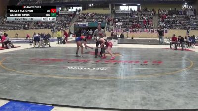 120 lbs Cons. Semi - Aaliyah Davis, Lafayette vs Bailey Fletcher, George Rogers Clark