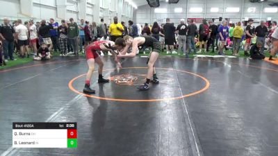 E112-1st lbs Round 1 - Quintin Burns, OH vs Brennan Leonard, IN