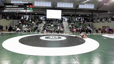 132 lbs 1st Place Match - Lukas Littleton Mascaro, Malvern Prep vs Andrew Bonita, Don Bosco Prep