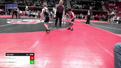 55 lbs Round Of 16 - Elijah Mote, Bartlesville Wrestling Club vs Wyatt McCaskey, Warhorse Wrestling Club