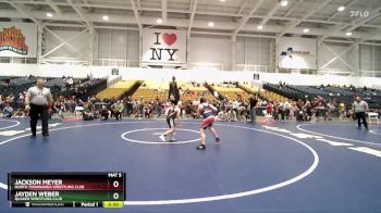 Cons. Semi - Jayden Weber, Quaker Wrestling Club vs Jackson Meyer, North Tonawanda Wrestling Club