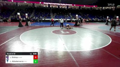 285 lbs Round Of 32 - John Bishop, Shawsheen vs Luc Abbatemarco, Hall