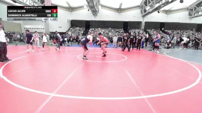 285-A lbs Quarterfinal - Lucas Allen, Rhino Wrestling vs Dominick Albertelli, Vougar's Honors Wrestling