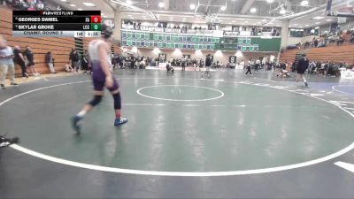 157 lbs Champ. Round 3 - Georges Daniel, Saint Augustine vs Skylar Groke, La Costa Canyon