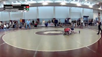 121-128 lbs Cons. Round 3 - Grace Overstreet, Rangers Wrestling Club vs Hollie Dye, Richlands Wrestling Club