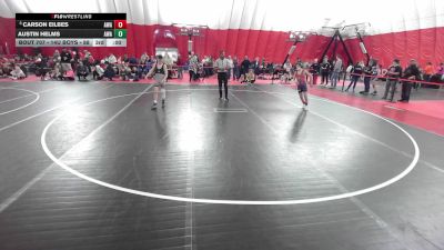 14U Boys - 100 lbs Cons. Round 4 - Otis Canty, JJ's Club Wrestling vs Tanner Henzler, Victory School Of Wrestling