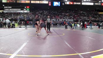120 lbs Champ. Round 1 - Sara Jean, Canyon Ridge vs Rosy Weatherspoon, Fruitland