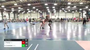 195 lbs Rr Rnd 2 - Juuso Young, Ragin Raisins Niagara vs Keegan Crenshaw, Grain House Wrestling Club