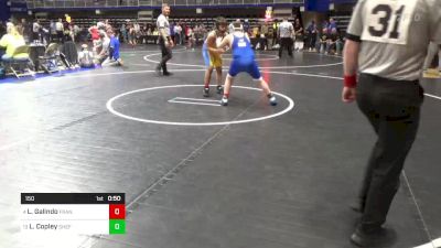 150 lbs Round Of 16 - Lorenzo Galindo, Franklin Regional vs Lucas Copley, Sheffield