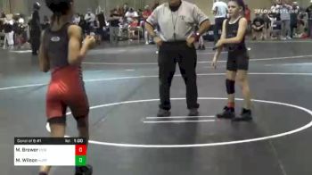 73 lbs Consolation - Mackinzie Brewer, Eierman Elite vs Mckenna Wilson, Hurricane