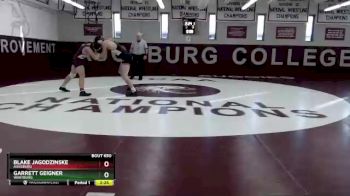 157 lbs Semifinal - Blake Jagodzinske, Augsburg vs Garrett Geigner, Wartburg