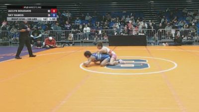106 lbs Semifinal - Jaclyn Bouzakis, NC vs Sky Ramos, CA