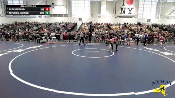 102 lbs Quarterfinal - Tayveon Justice, Warrior Warehouse Wrestling vs Alex Greaud, Beaver River Wrestling