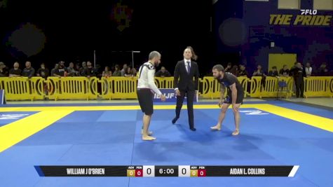 Aidan L. Collins vs William J O'Brien 2025 Pan IBJJF Jiu-Jitsu No-Gi Championship