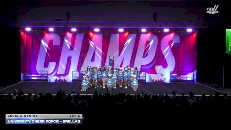 University Cheer Force - Brellas [2025 L2 Senior Day 2] 2025 CHAMPS Grand Nationals