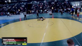 150 lbs Champ. Round 1 - Kalin Thompson, Norfolk Jr. Wrestling Club vs Hudson Rethwisch, Gretna