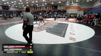 184 lbs Cons. Round 2 - Parr Thomas Schoolman, North Central (IL) vs Vinny Querciagrossa, Augustana College