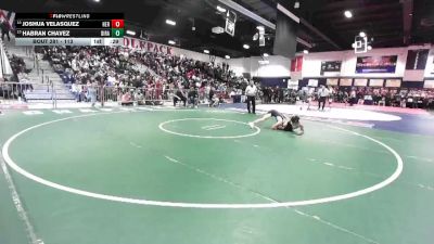 113 lbs Cons. Round 2 - Habran Chavez, Diamond Ranch vs Joshua Velasquez, Heritage