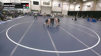 138 lbs Finals (8 Team) - Crew Carlson, Omaha Skutt Catholic vs Brodee Scobee, Bennington