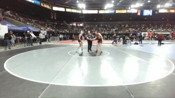 170 lbs Cons. Round 6 - Zoey Braun, Post Falls vs Clarion Fager, Corner Canyon