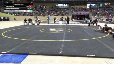 126 lbs Cons. Semi - Braydan Blevins, Simon Kenton vs Zac Scott, Johnson Central