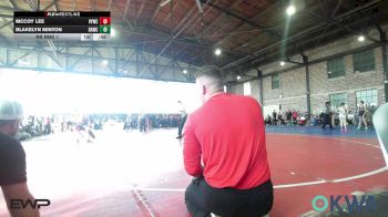 131-HWT lbs Rr Rnd 1 - McCoy Lee, Verdigris Youth Wrestling vs Blakelyn Minton, Broken Arrow Wrestling Club