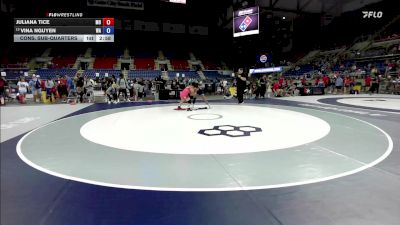 100 lbs Cons. Sub-quarters - Juliana Tice, MO vs Vina Nguyen, WA