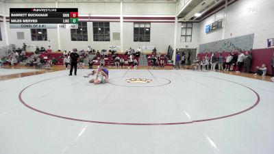 113 lbs Consi Of 8 #1 - Barrett Buchanan, Christian Brothers vs Miles Merves, St. John Neumann Catholic