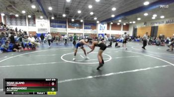 132 lbs Cons. Round 3 - Noah Alamo, Northview vs AJ Hernandez, Bishop Amat