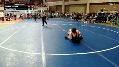155 lbs Quarterfinal - Max Martin, Waconia vs Ryker Teerink, Worthington