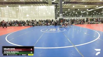 132 lbs Quarterfinal - Patrick Burdsall, EC Glass High School vs Kellen Good, Kellam Mat Rats Wrestling Club