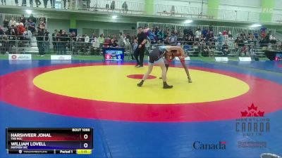 60kg Champ. Round 2 - Harshveer Johal, The ROC vs William Lovell, Matmen WC