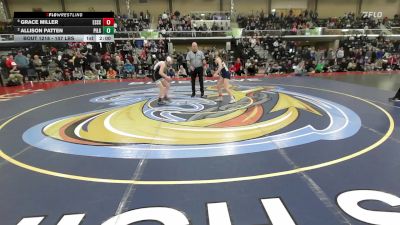 107 lbs Semifinal - Grace Miller, Essex vs Allison Patten, Pilgrim