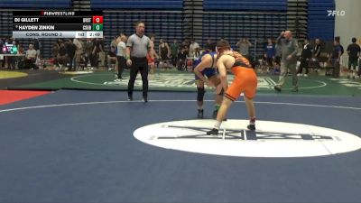 141 lbs Cons. Round 3 - Hayden Zinkin, CSU Bakersfield vs Dj Gillett, Oregon State