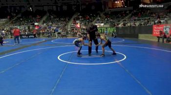 90 lbs Consolation - Garrett Lassiter, New Mexico Supreme vs Stevan Benhumea, McDonald County WC