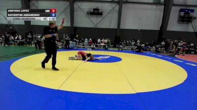 135 lbs Cons. Quarters - Annyssa Lopez, Legacy WC vs Katheryne Abramenko
