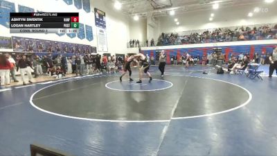 215 lbs Cons. Round 2 - Logan Hartley, Post Falls vs Ashtyn Swentik, Hanford