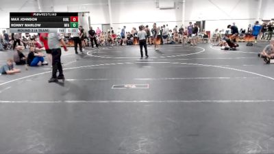 150 lbs Round 3 (4 Team) - Max Johnson, Reverence United Black vs Ronny Marlow, MF Army