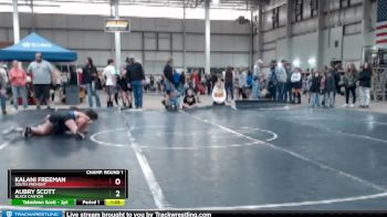 95 lbs Champ. Round 1 - Kalani Freeman, South Fremont vs Aubry Scott, Black Canyon