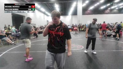 215 lbs Round 2 (6 Team) - Michael Nichols, MF Dynasty vs Malcom Burris, Top Rank Hawks Wrestling