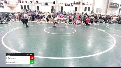 190 lbs Round Of 16 - Isaac Sydnor, Catholic Memorial vs Brian Russell, Plymouth North