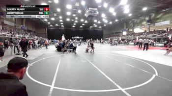 89 lbs Semifinal - Rokzen Mundt, Thorobred vs Aiden Vargas, Dumas WC