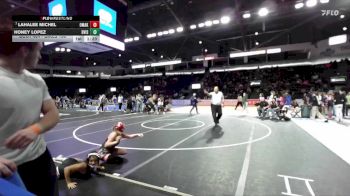 Girls 130 lbs Quarterfinal - Lahalee Michel, Omak (Girls) vs Honey Lopez, Davis (Girls)