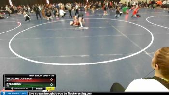 132 lbs Champ. Round 2 - Madeline Johnson, MO vs Kylie Rule, WI
